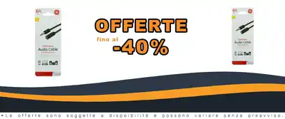 Cavo Audio 3,5mm Maschio a Femmina 6ft Double Shielded