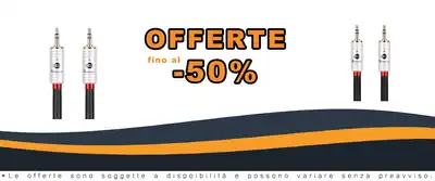 Cavo Audio JIB BOAACOUSTIC 3,5 mm Maschio a Maschio 2 m Nero