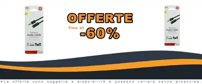Cavo Audio 3,5mm Maschio-Femmina 6ft Double Shielded
